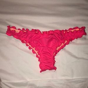 I am selling pink VS bathing suit bottoms.